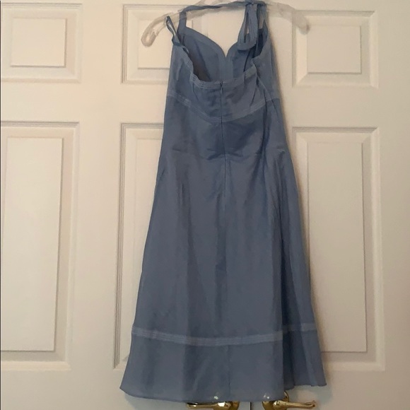 Blue halter dress NWT - Picture 2 of 4